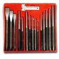 Tool Time Corporation Pneumatic  16 Piece Punch and Chisel Set TO269881